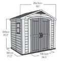 Picture of Casetta da giardino Factor 8 x 6 Keter