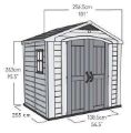 Picture of Casetta da giardino Factor 8 x 8 Keter