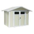 Picture of Casetta da giardino Utility 5 grigio/verde Grosfillex