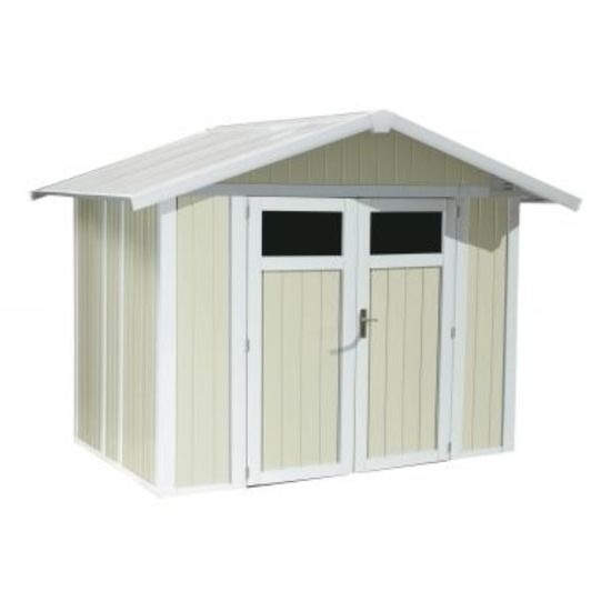 Picture of Casetta da giardino Utility 5 grigio/verde Grosfillex