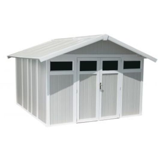 Picture of Casetta da giardino Utility 11 grigio azzurro Grosfillex