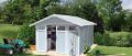 Picture of Casetta da giardino Utility 11 grigio azzurro Grosfillex