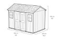 Casetta da giardino Oakland 11x7,5 Keter