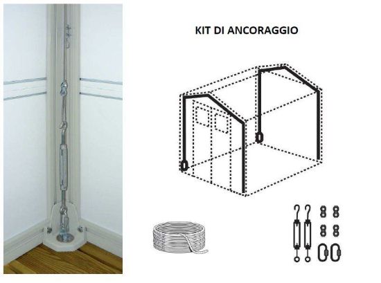 Kit di ancoraggio al suolo Grosfillex