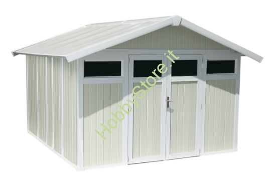 Picture of Casetta da giardino Utility 11 grigio verde Grosfillex