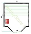 Picture of Sauna tradizionale finlandese PR-S04 per 4 persone