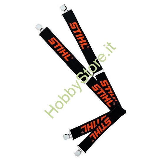 Bretelle nere con clip Stihl