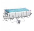 Piscina Power Steel 4.88m x 2.44m x 1.22m Rectangular Pool Set
