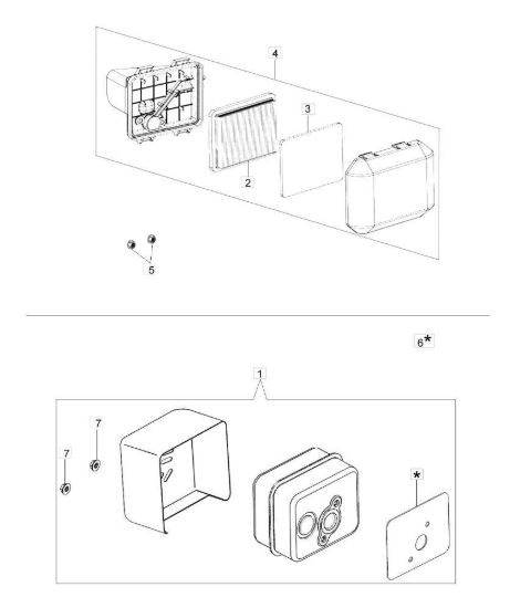 Filtro Aria e Marmitta G 44 TK Comfort Plus Trazione