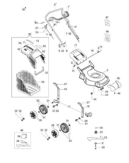 Esploso completo G 48 PK Comfort Plus