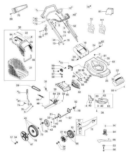 Esploso completo G 48 TK All Road Plus 4 Trazione
