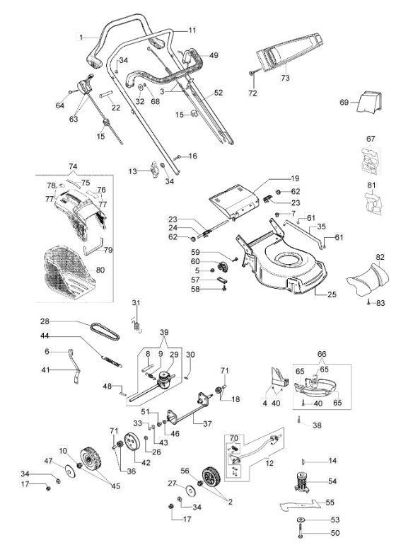 Esploso completo G 53 TK Comfort Plus Trazione