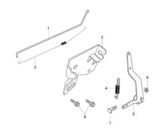 Picture of Leve di Controllo rasaerba G 48 TK All Road Plus 4
