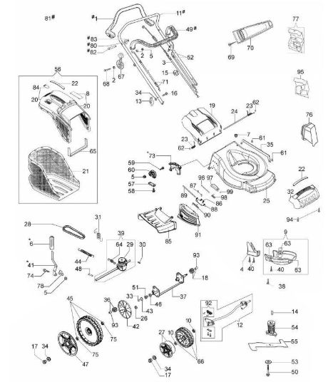 Esploso completo G 53 TK All Road Plus 4 Trazione