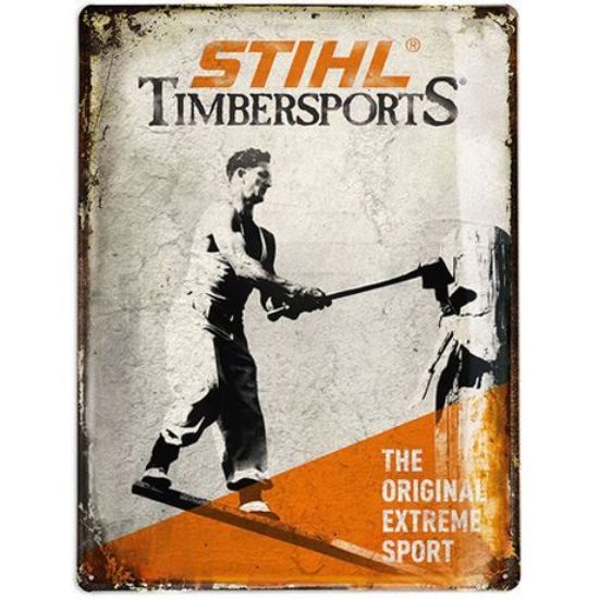 Targa metallica History STIHL