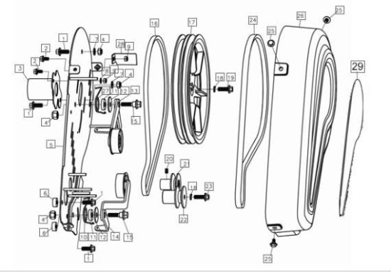 Gruppo per motozappa MH 175 RK (K800 HT)