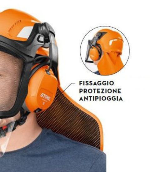 Fissaggio interno protezione Antipioggia Stihl