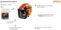 Casco Advance X-Climb Stihl