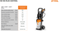 Idropulitrice Stihl RE 100 Plus Control