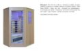Sauna combinata PR-2G per due persone