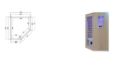 Sauna combinata PR-2G per due persone