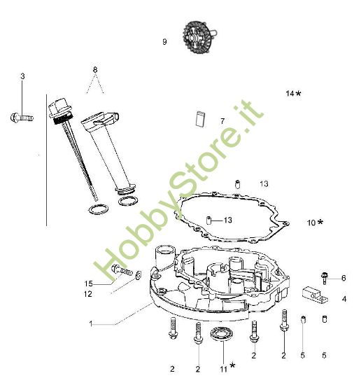 Coperchio Basamento  G 44 TK Comfort Plus Trazione