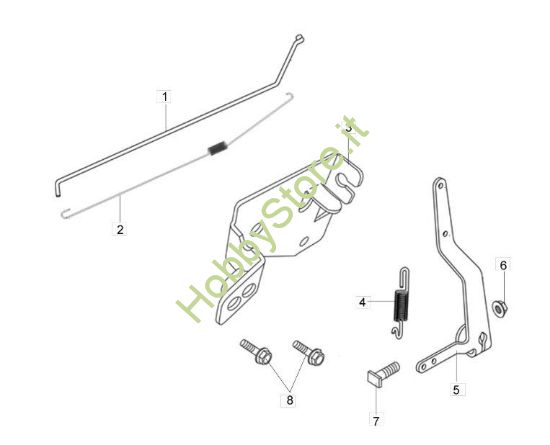 Picture of Leve di Controllo rasaerba G 48 TK All Road Plus 4