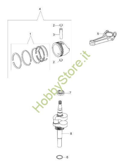 Picture of Albero e Pistone rasaerba G 53 Tk Comfort Plus