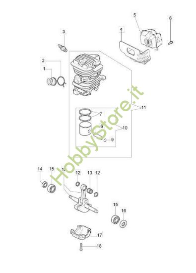 Motore per GS 370