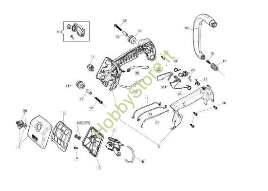 Impugnatura per GST 250