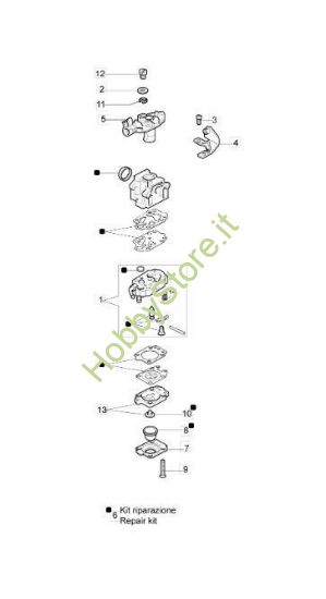 Carburatore WYK 176A per BV 162