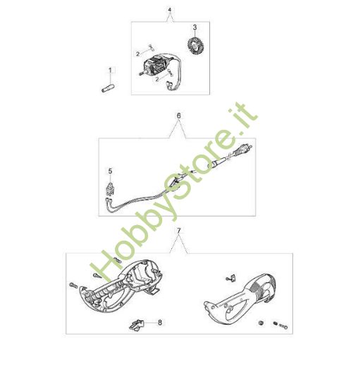Motore elettrico matricola 309 per TR 91 E