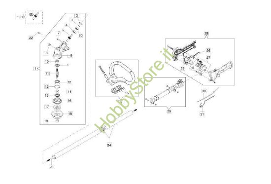 Trasmissione per BC 300 S