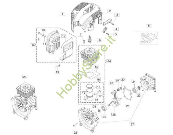 Motore BC 350 S