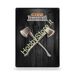 Targa in metallo  Stihl