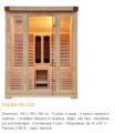 Sauna irradiante PR-C3G per due persone