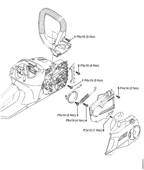 Coppie di serraggio Motoseghe a batteria (MSA) MSA 160 C-B della marca STIHL