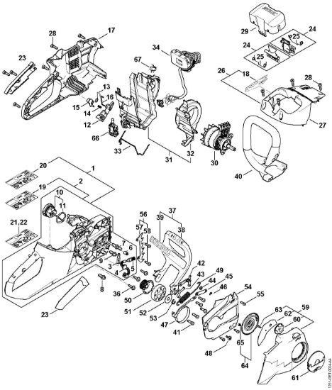 Picture of Ricambi MSA 220 C MSA 220 C-B