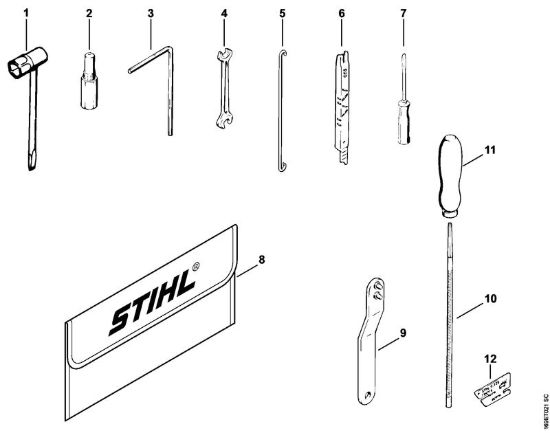 Attrezzi, accessorio a richiesta Motoseghe a benzina (MS) 032 AVEQ della marca STIHL