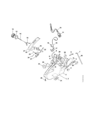 Picture of Corpo serbatoio 038 SW