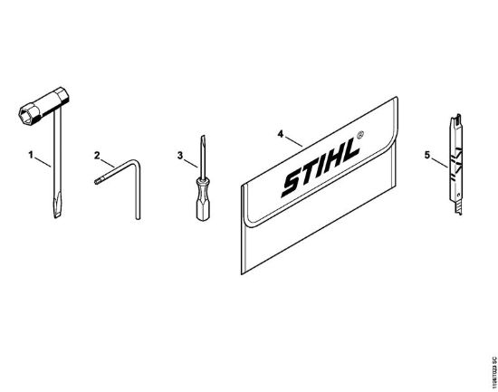 Attrezzi, accessorio a richiesta Motoseghe a benzina (MS) 042 della marca STIHL