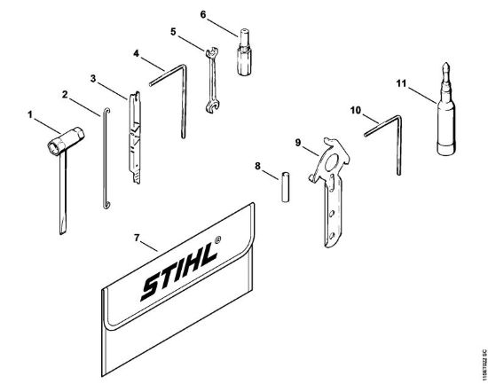 Attrezzi, accessorio a richiesta Motoseghe a benzina (MS) 045 AVSE della marca STIHL