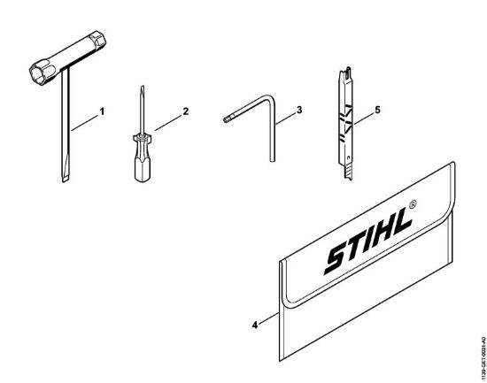 Attrezzi, accessorio a richiesta Motoseghe a benzina (MS) MS 181 della marca STIHL