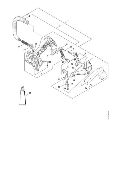 Picture of Corpo impugnatura MS 192 T