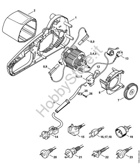 Elettromotore Elettroseghe (MSE) MSE 141 C-Q della marca STIHL