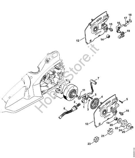 Pompa olio, Rocchetto catena Elettroseghe (MSE) MSE 170 C-Q della marca STIHL