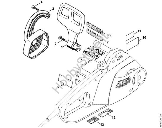Protezione mano Elettroseghe (MSE) MSE 200 C-BQ della marca STIHL