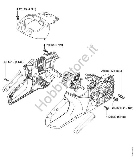 Coppie di serraggio Motoseghe a batteria (MSA) MSA 160 C-B della marca STIHL
