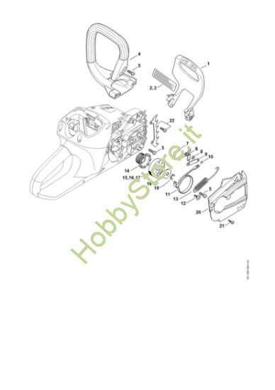 Picture of Protezione mano, freno catena MSA 200 C-B