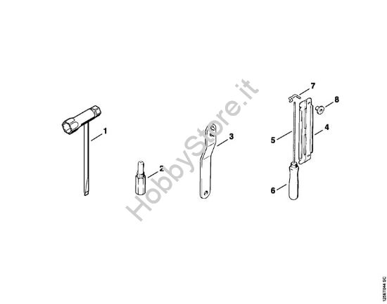 Attrezzi, accessorio a richiesta Motoseghe a benzina (MS) 009 E della marca STIHL